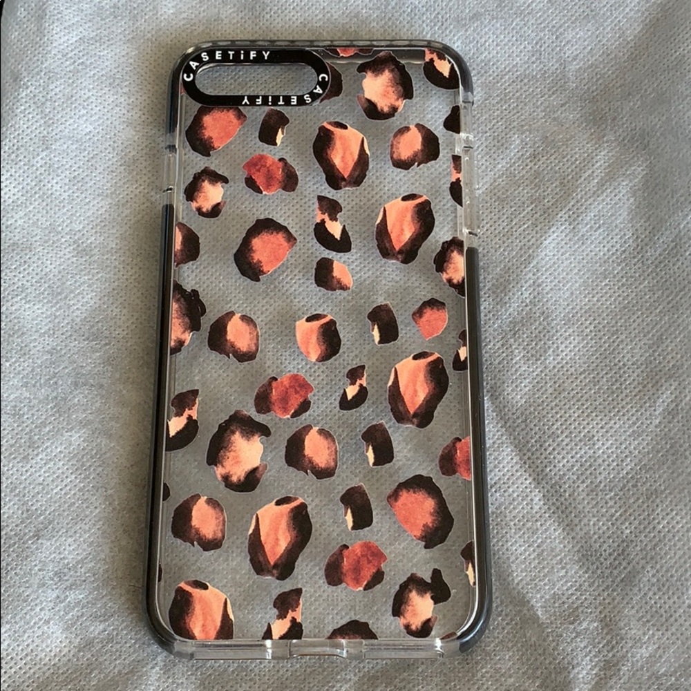 Casetify iPhone 7 Plus leopard case
